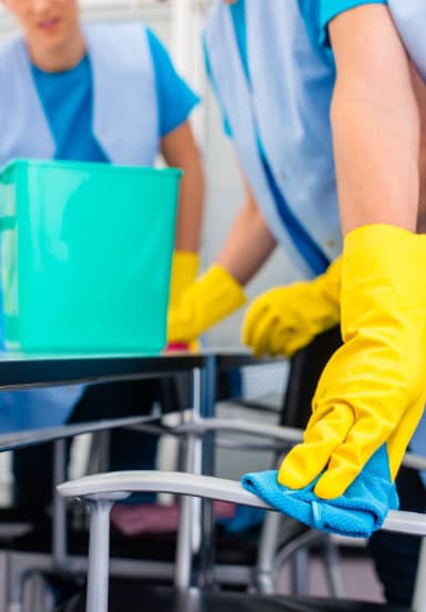 RPG cleaning professional at work