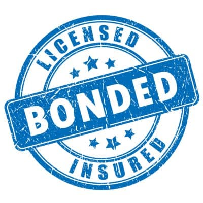 Licensed and insured cleaning company
